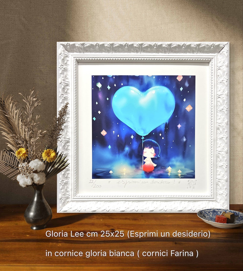 "Esprimi un desiderio ! " cm 25x25| Gloria Lee