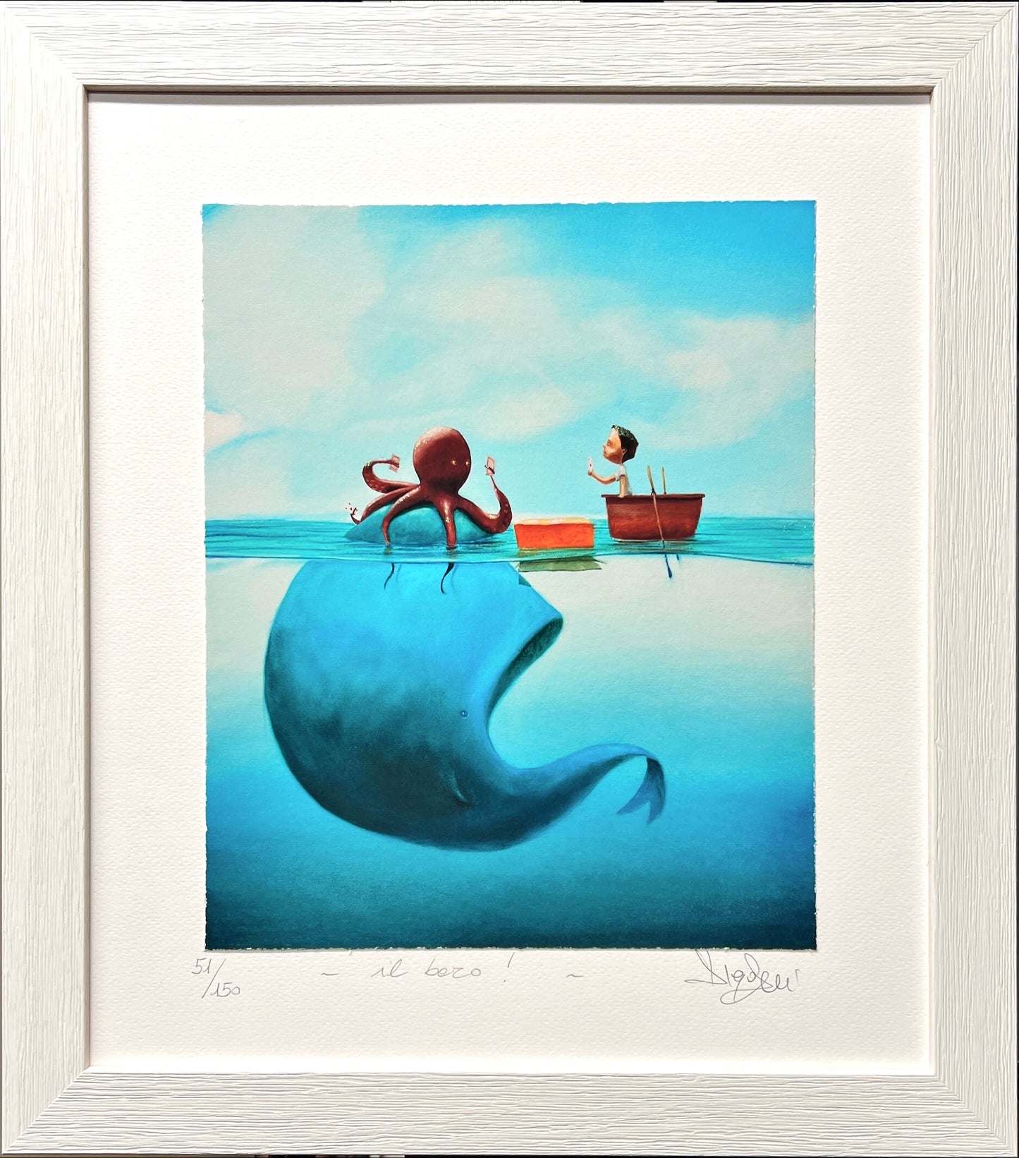 "il baro! " cm 40x35 | Diego Santini