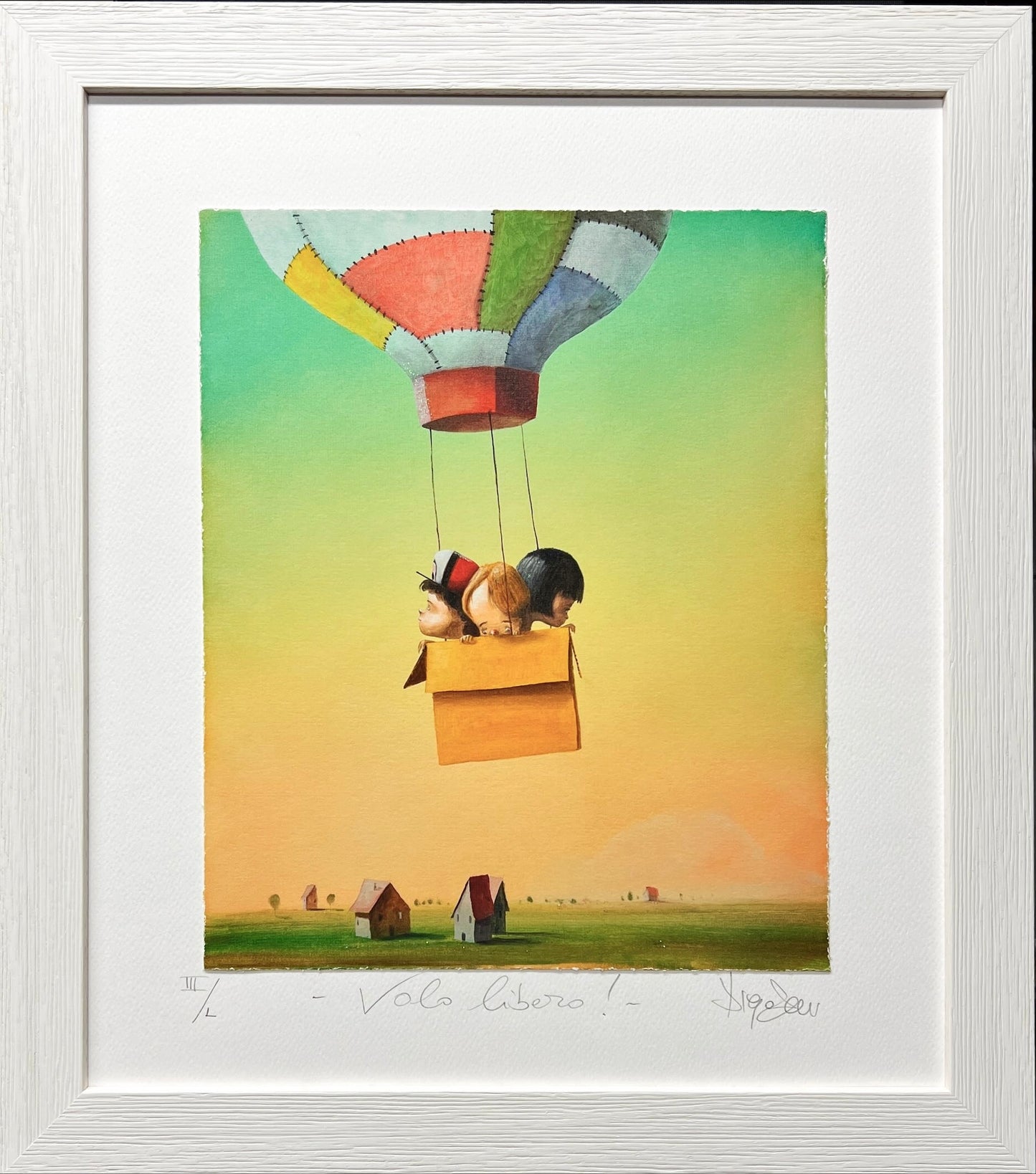 Che ci fai quaggiù?! cm 40x35 | Diego Santini