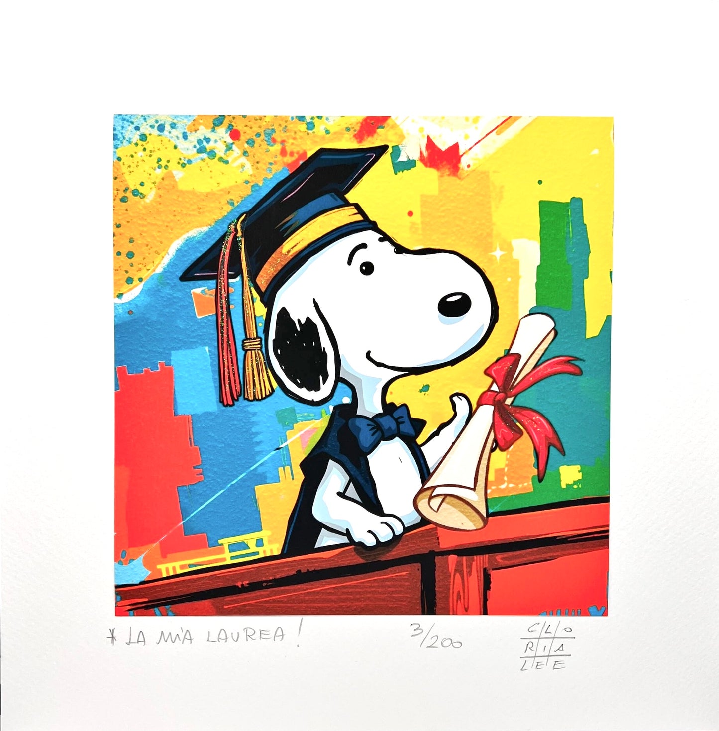 "La mia laurea" cm 25X25 | Gloria Lee