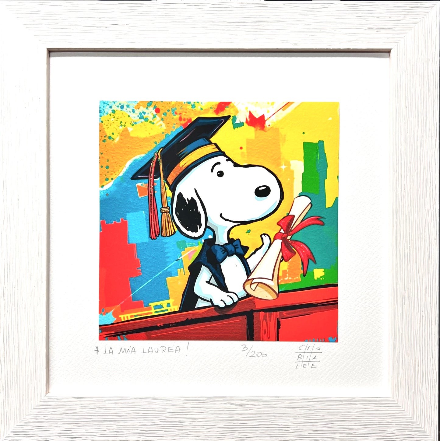 "La mia laurea" cm 25X25 | Gloria Lee