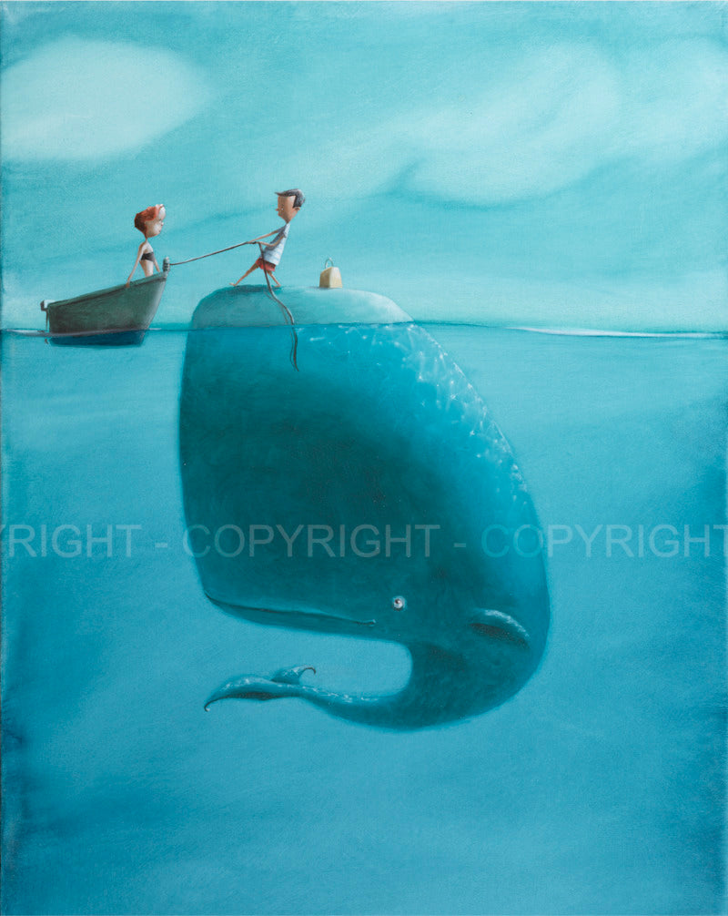 Qui non ci vedrà nessuno ! cm 30x35 Diego Santini