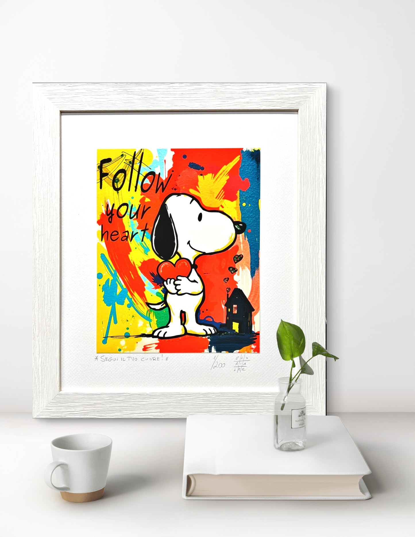 "Segui il tuo cuore ! " cm 30x35 | Gloria Lee