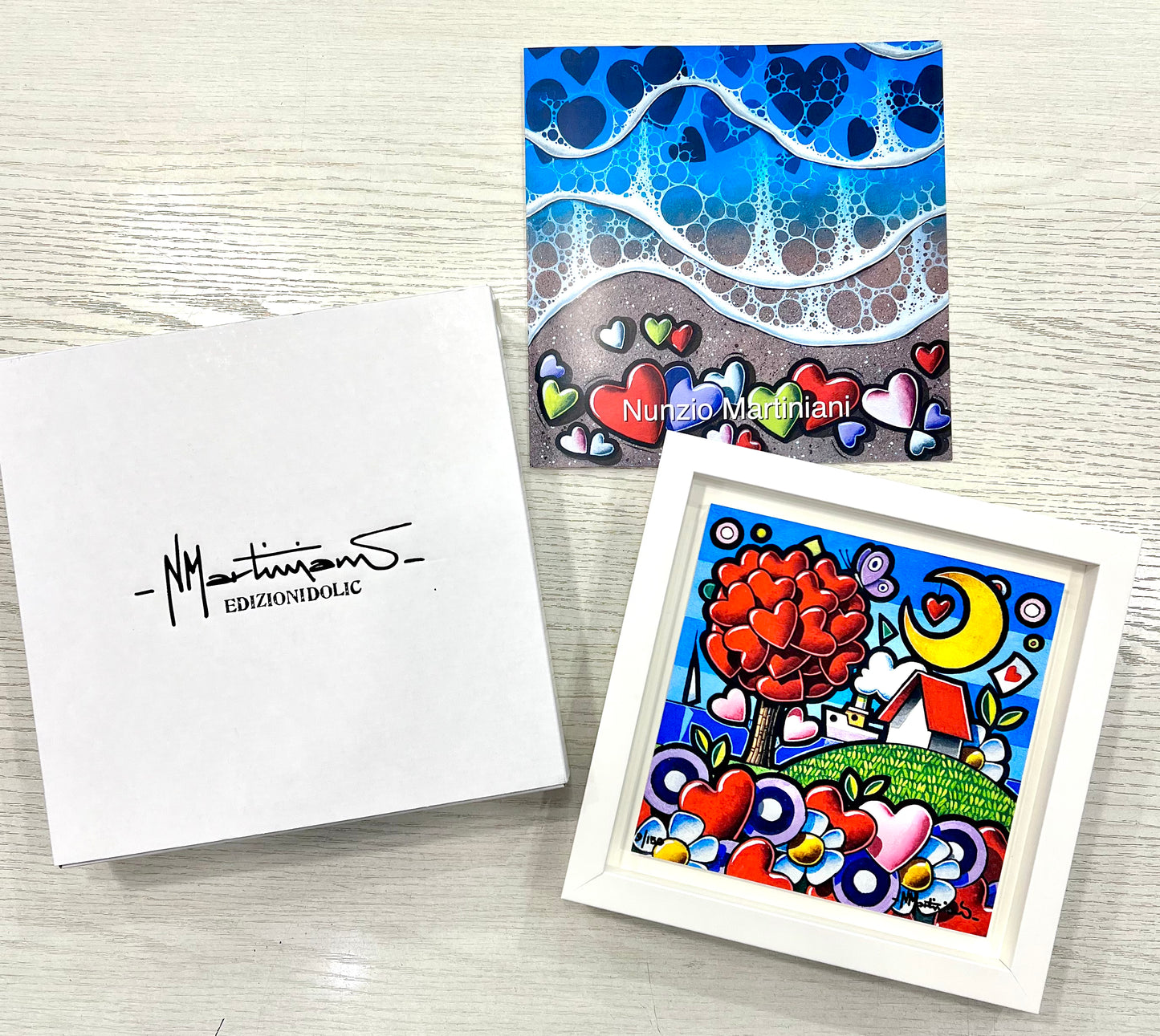 L'ISOLA FELICE cm 19x19 | di Nunzio Martiniani