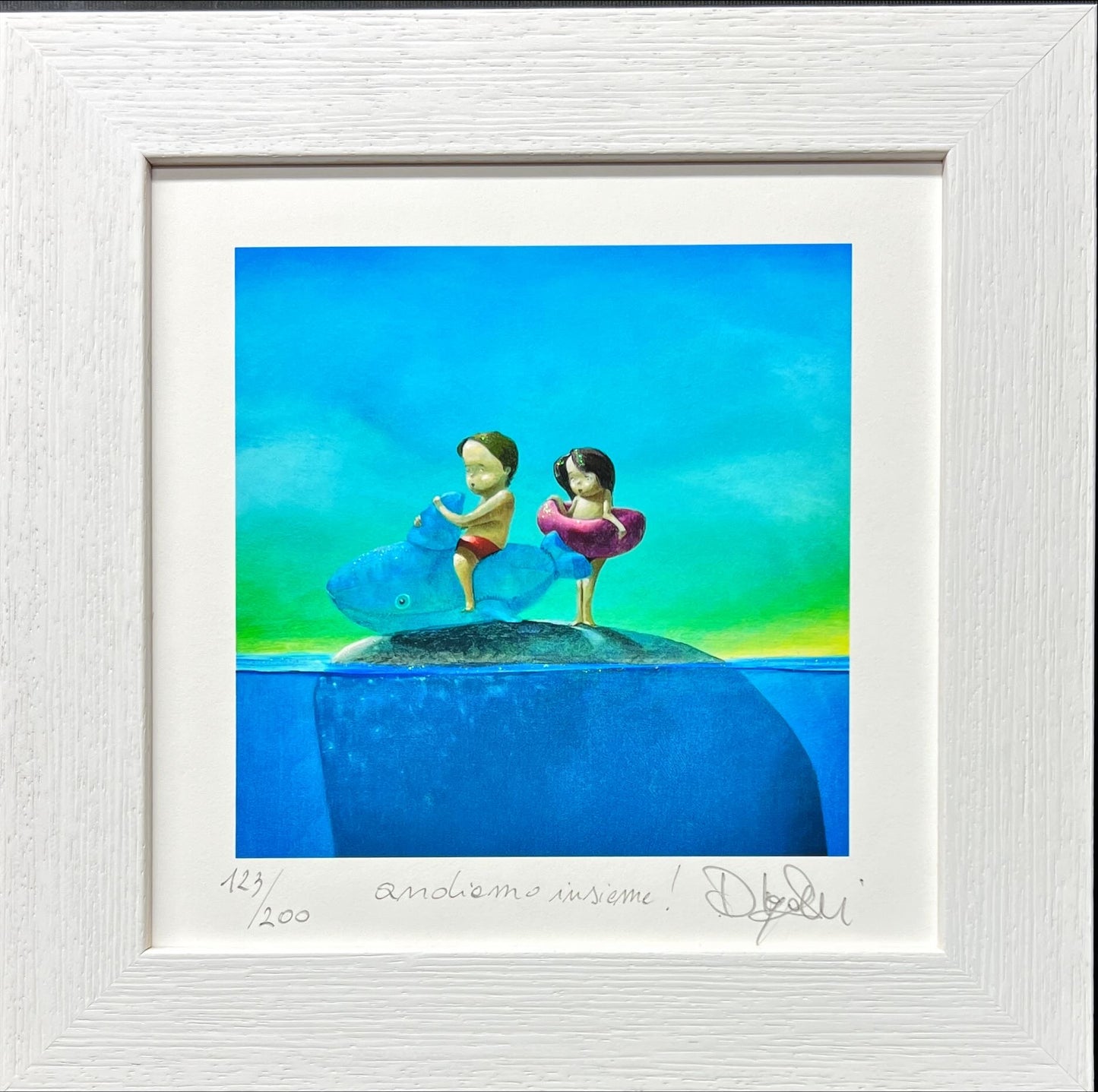 Attraversamento cuori! cm 19x19 | Diego Santini