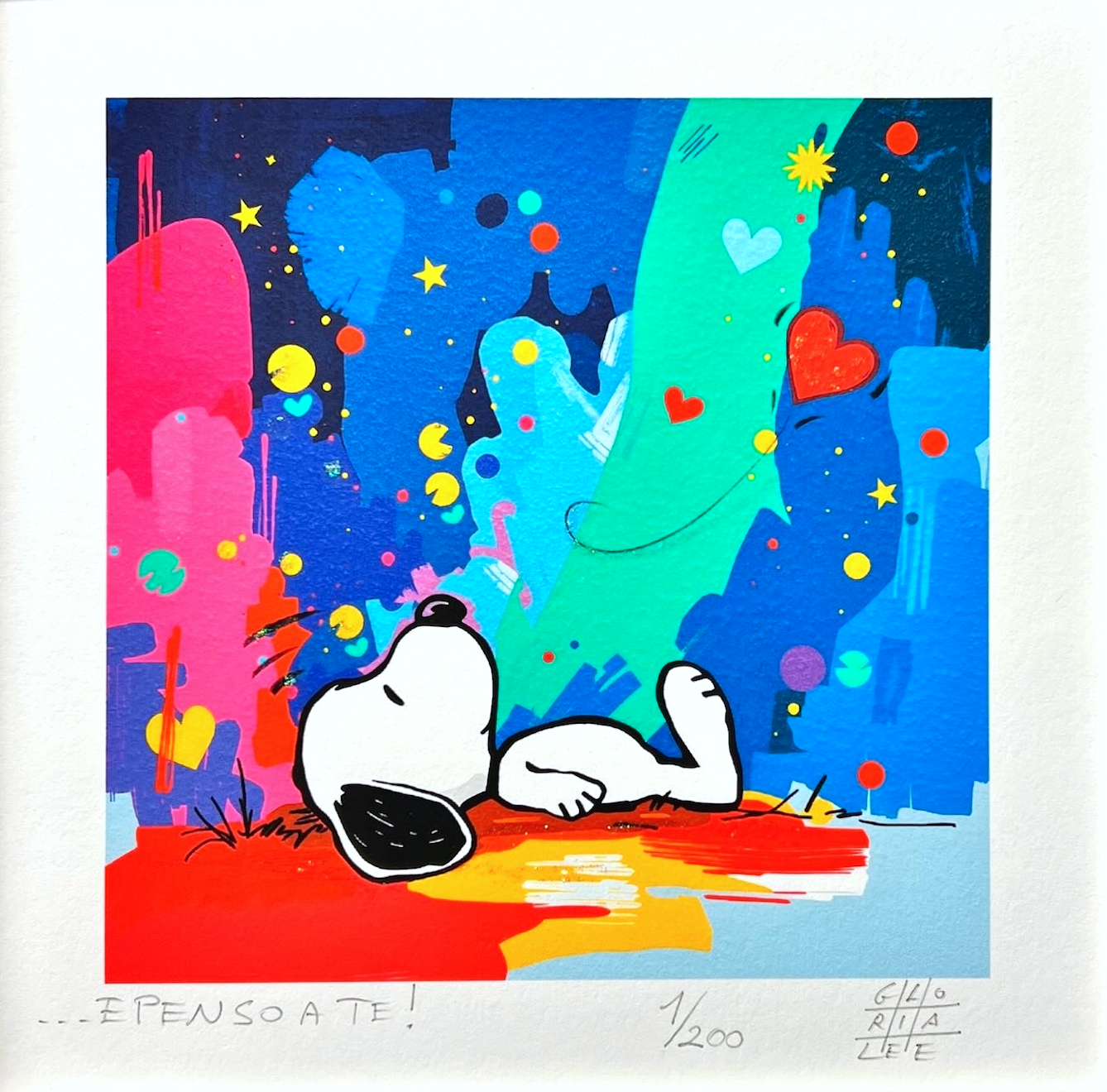 E penso a Te ! cm 19x19 | Gloria Lee