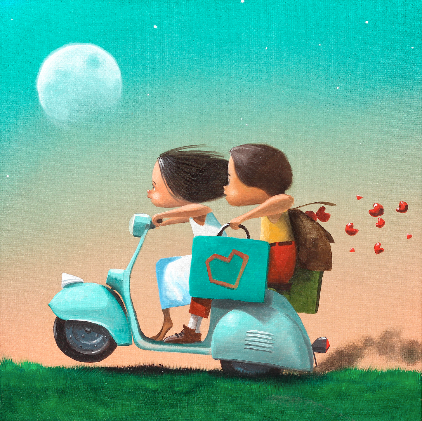 A tutto Gas ! cm 35x35 | Diego Santini