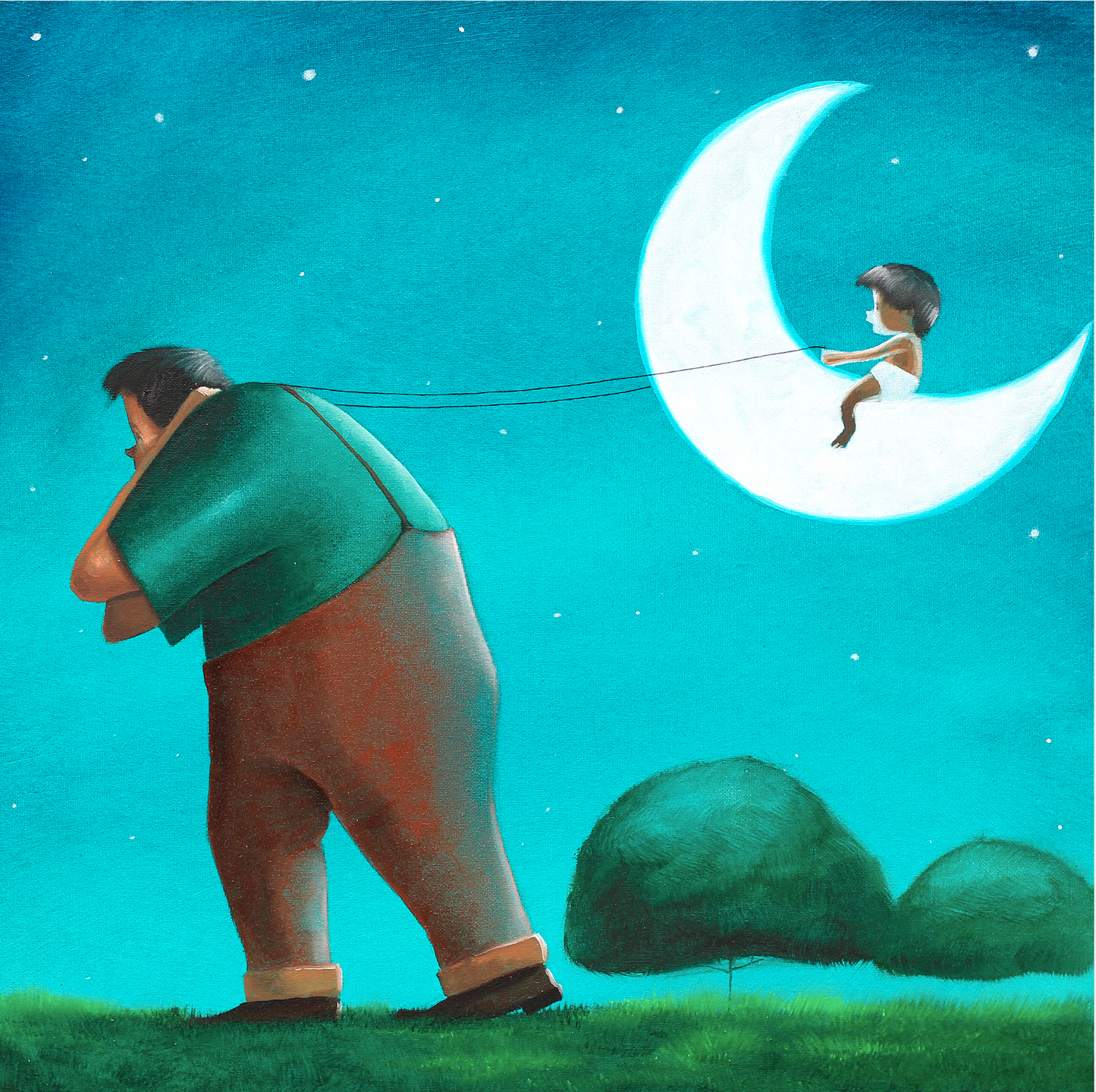 Ancora un altro giro ! cm 35x35 | Diego Santini