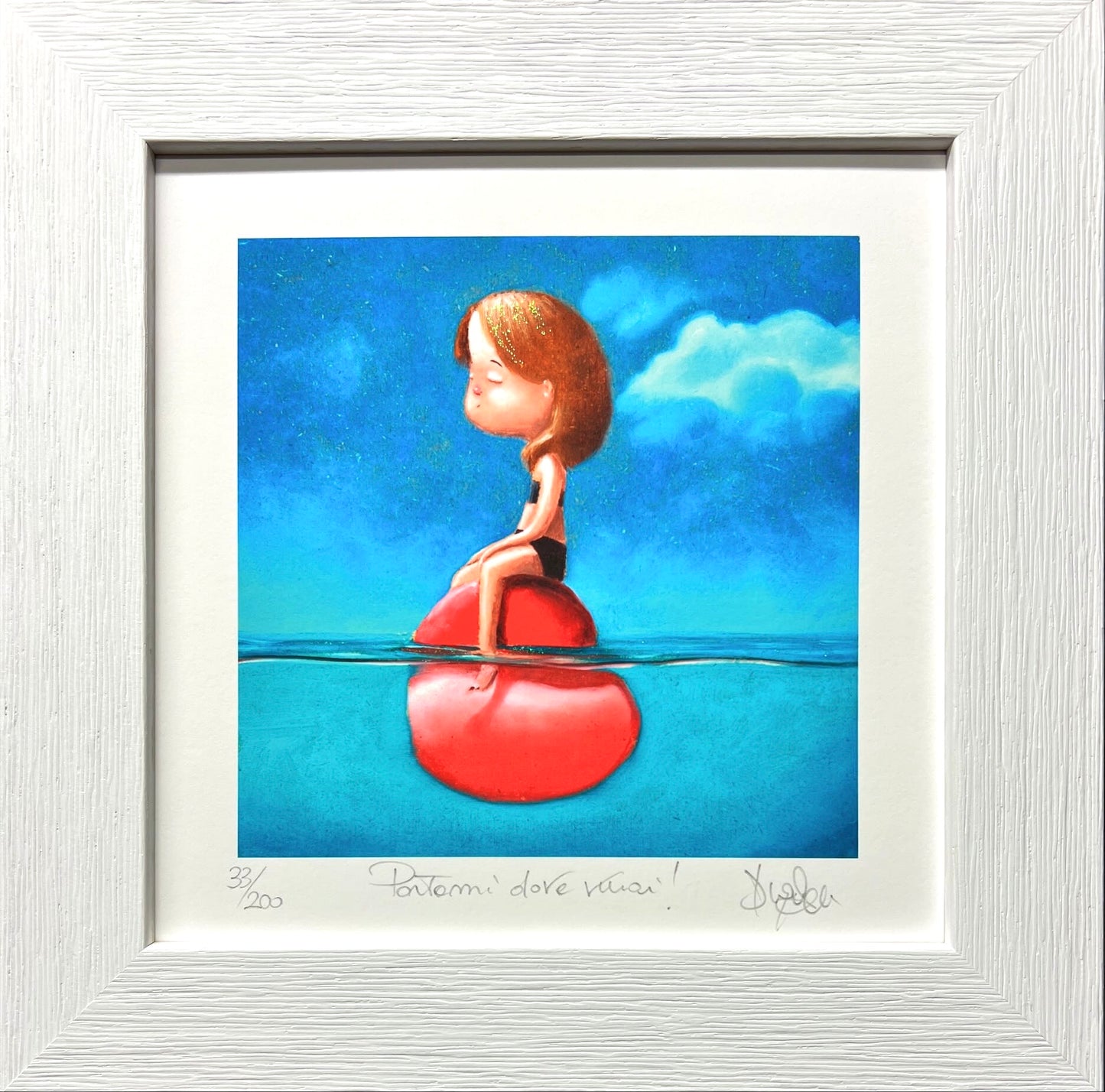 Portami dove vuoi ! cm 19x19 | Diego Santini