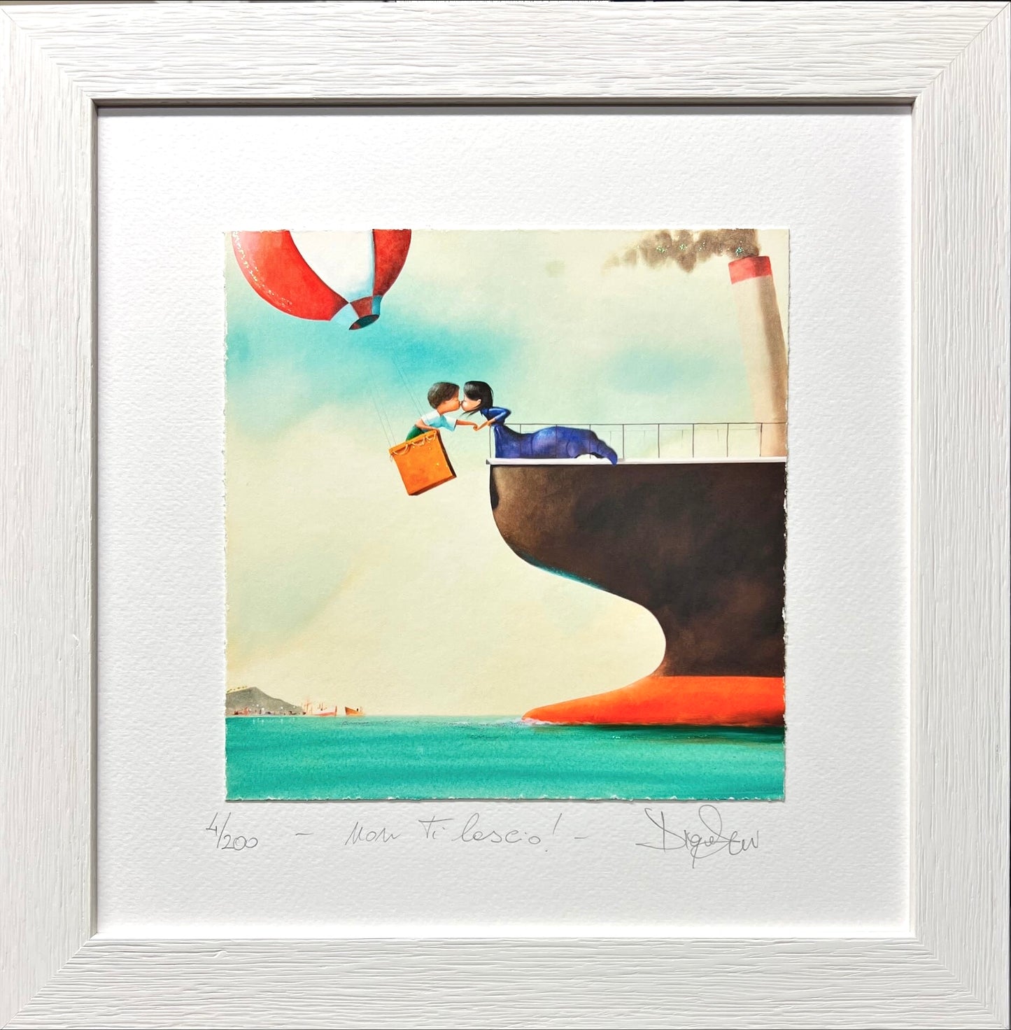 "Non ti lascio ! " cm 30x30  Diego Santini