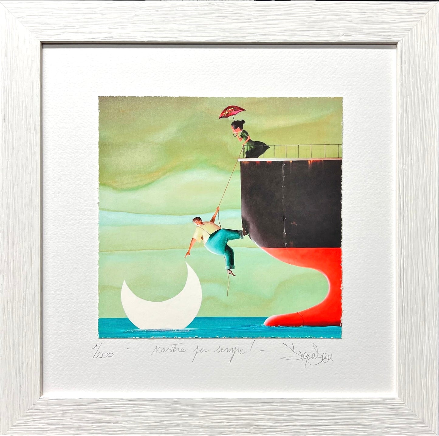 "Nostra per sempre! " cm 30x30  Diego Santini