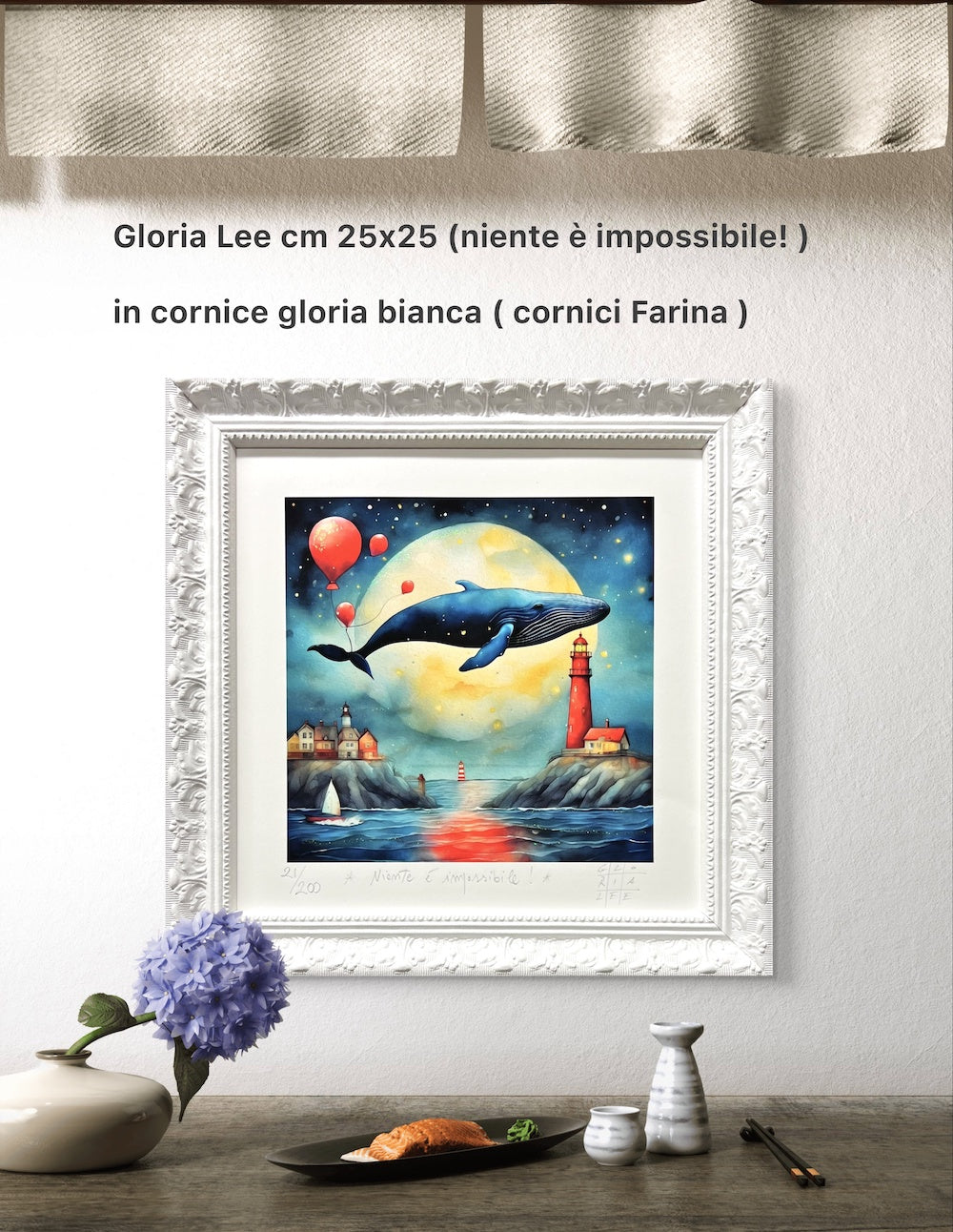 "Niente è impossibile ! " cm 25x25| Gloria Lee