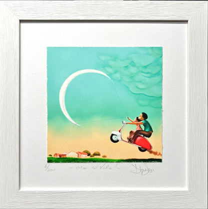 "Ora si vola! " cm 30x30  Diego Santini