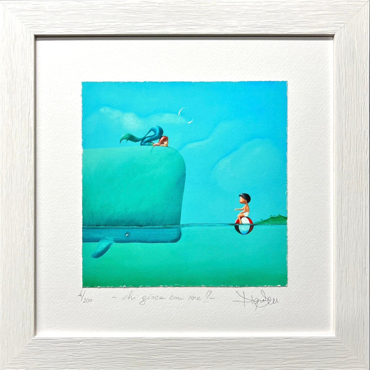 "Chi gioca con me?! " cm 30x30  Diego Santini