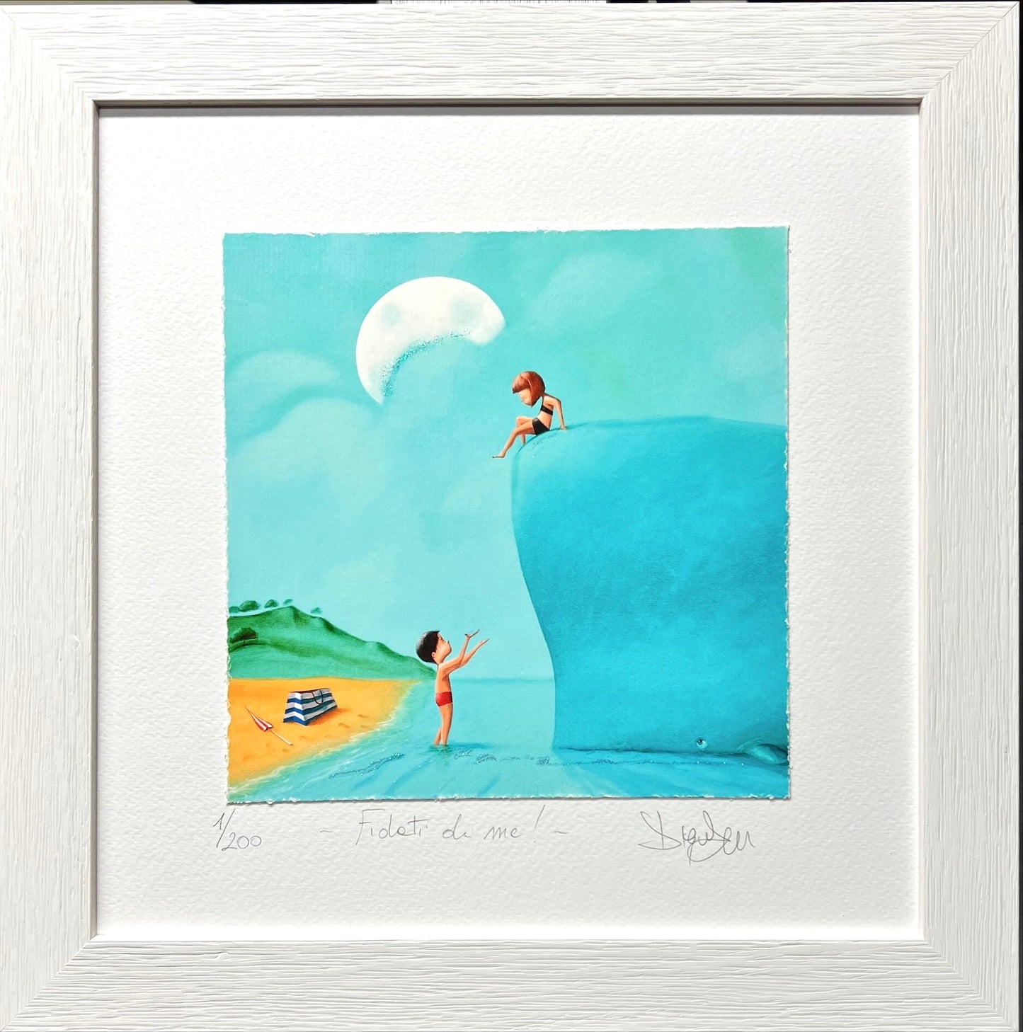 "Fidati di me! " cm 30x30  Diego Santini