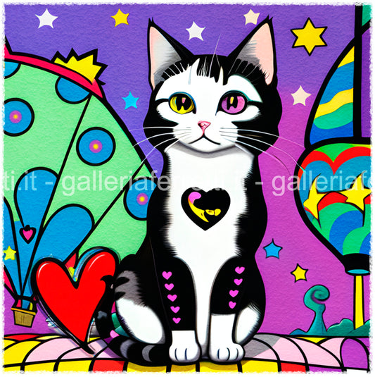 sweet miao ! cm 19x19 | Gloria Lee