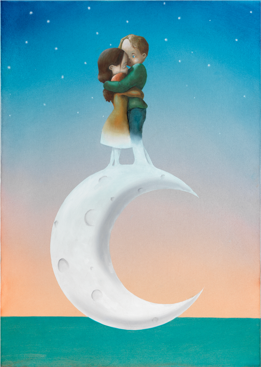 Come la Luna !  circa cm 60x80 | Diego Santini