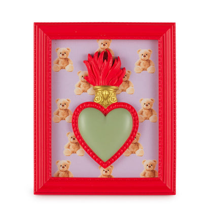 Quadro decorativo Pop con cuore sacro da appendere o da appoggio | HENRIETTE