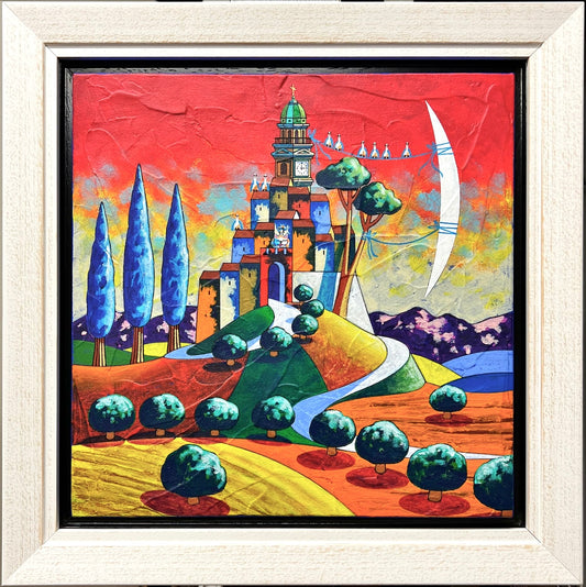 Pezzo Unico cm 30x30 | Loris Paolucci Dipinto su Tela con cornice
