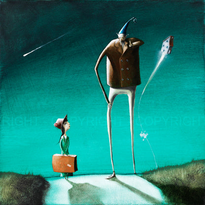 Un viaggio fantastico! cm 40x40 | Diego Santini