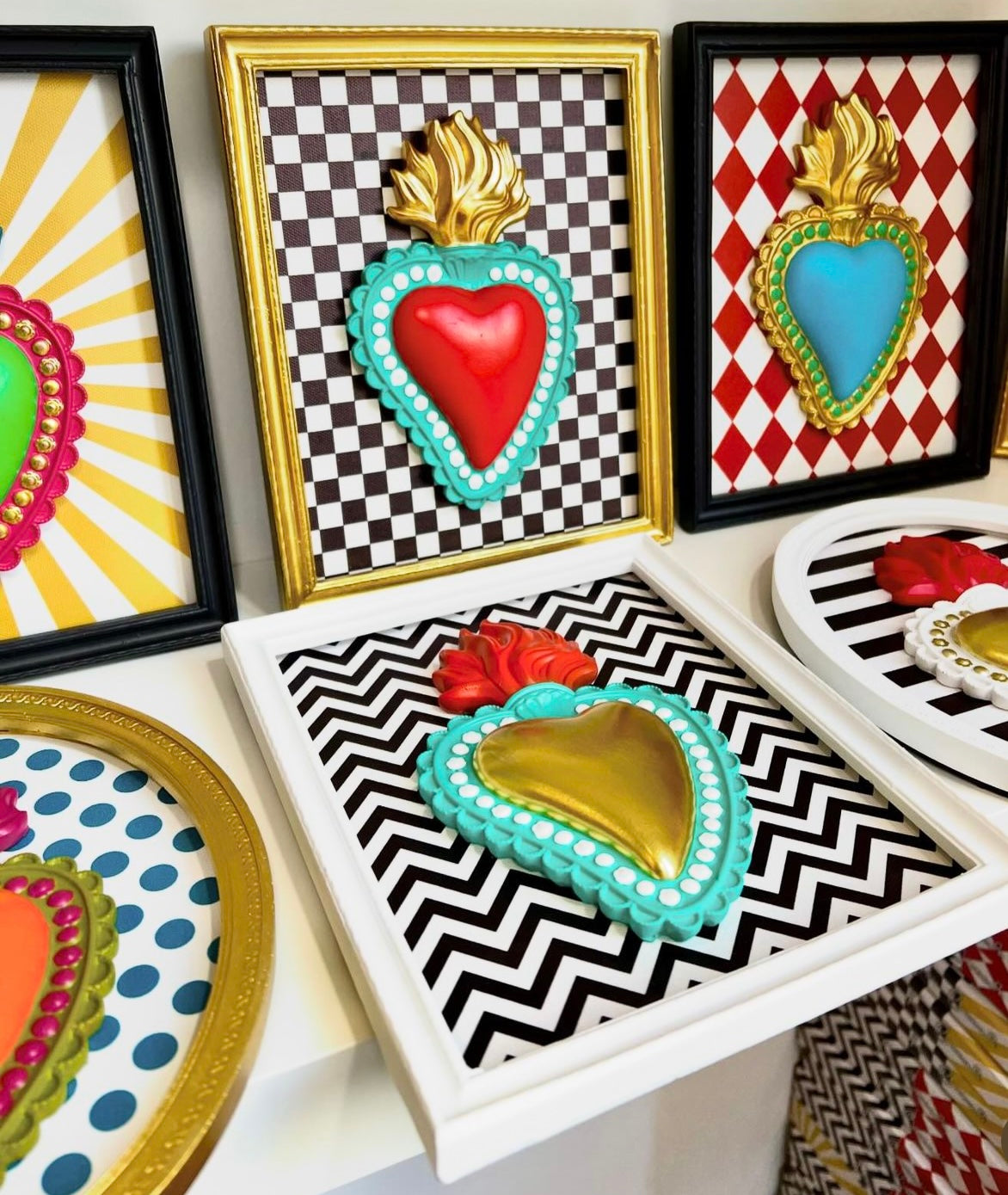 Quadro decorativo Pop con cuore sacro | HENRIETTE