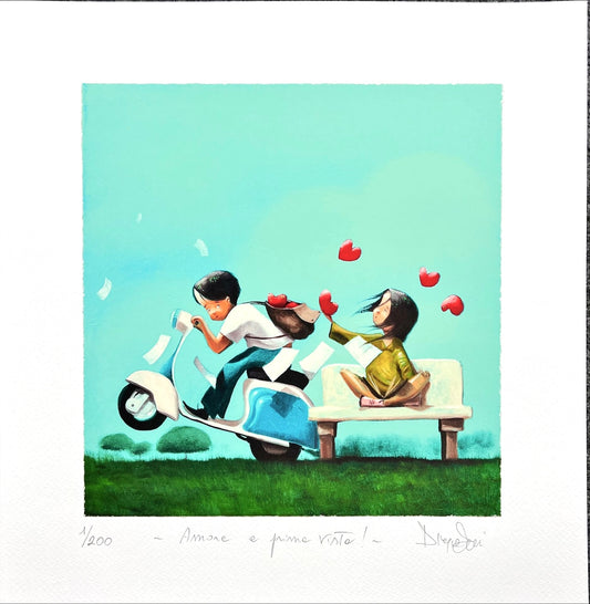 Amore a prima vista! cm 35x35 | Diego Santini
