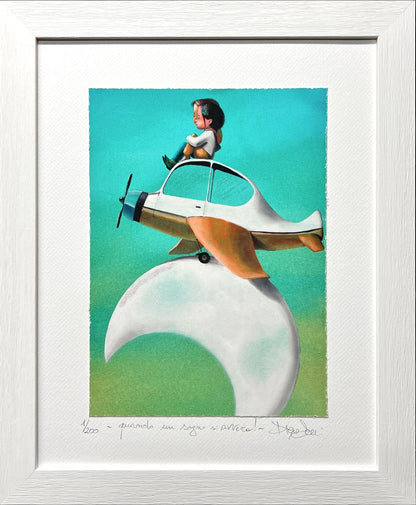 Quando un sogno si avvera ! cm 32x40 | Diego Santini