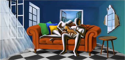 THE BREEZE OF TRANQUILITY CM 120X70  | Mark Kostabi