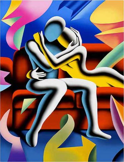 PURE ECSTASY” 56X80 CM  | Mark Kostabi