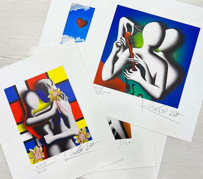 OUR SECRET  90X55 CM  | Mark Kostabi