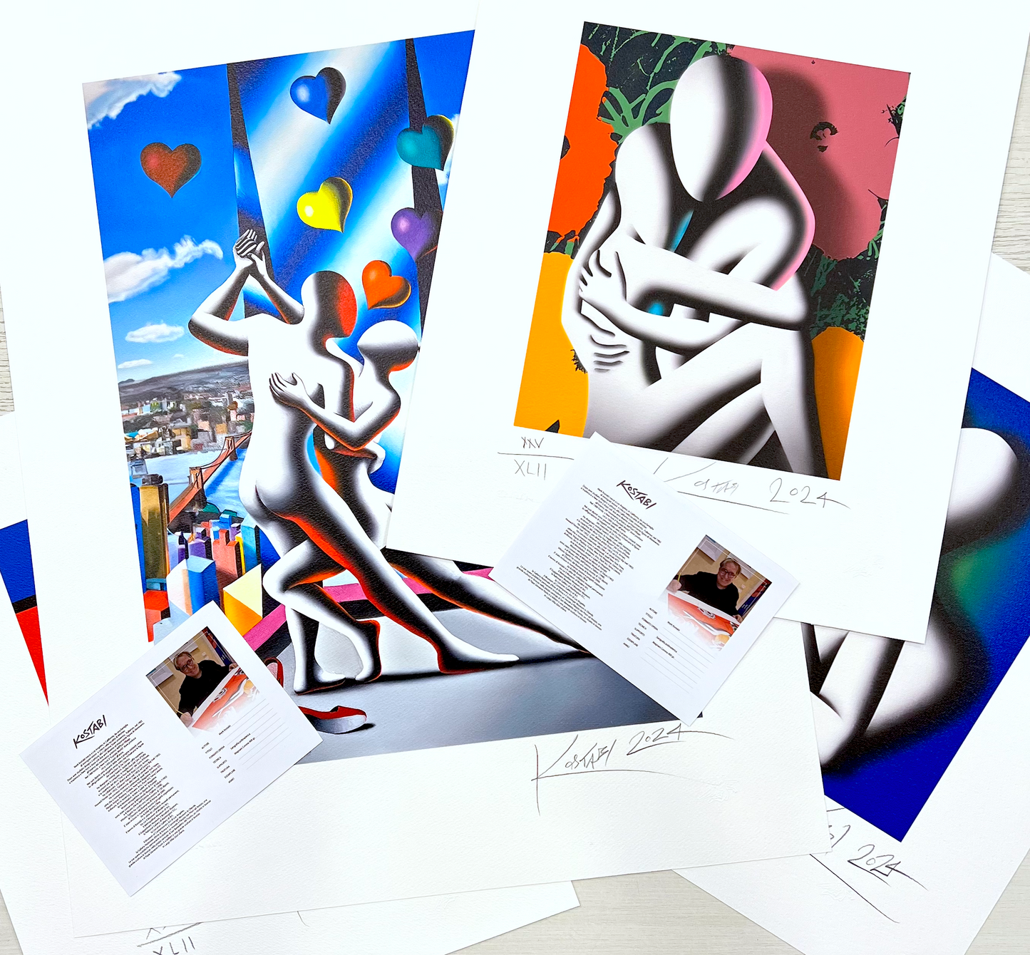 THE CORONIALS 92X68 CM  | Mark Kostabi