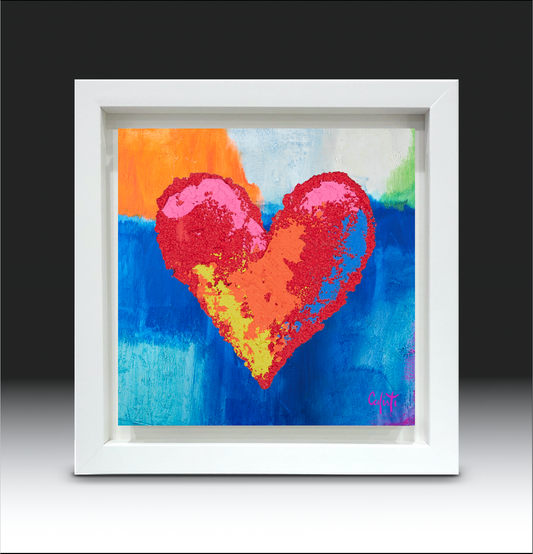 iCALISTIni cm 19x19 "Cuore Blu" | di Stefano Calisti