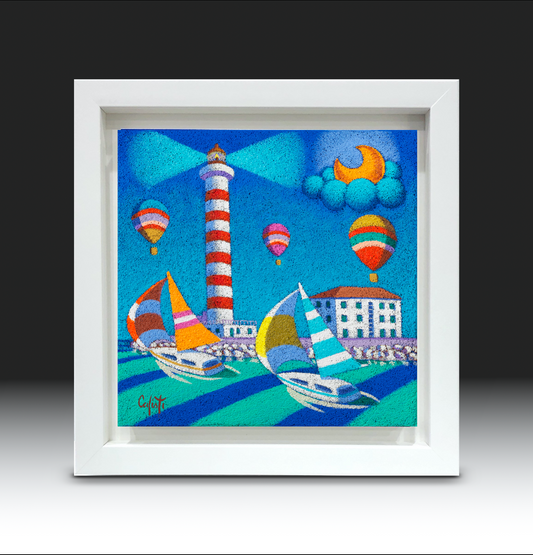 iCALISTIni cm 19x19 "Faro di Jesolo" | di Stefano Calisti