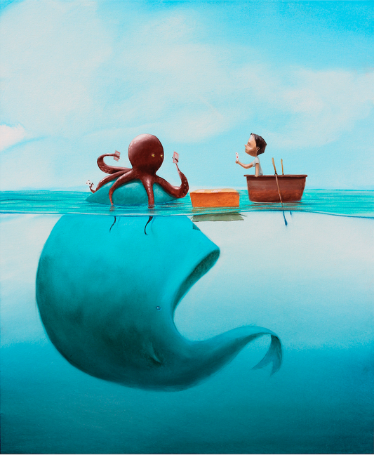 "il baro! " cm 40x35 | Diego Santini