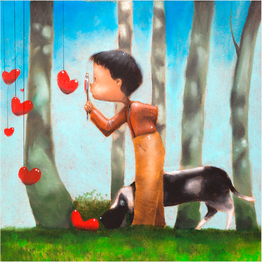 "è Lui ! " cm 30x30  Diego Santini