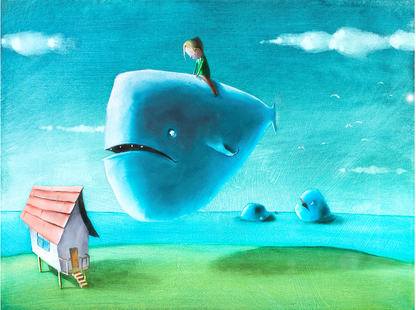 Quella è casa mia! cm 35x45 | Diego Santini