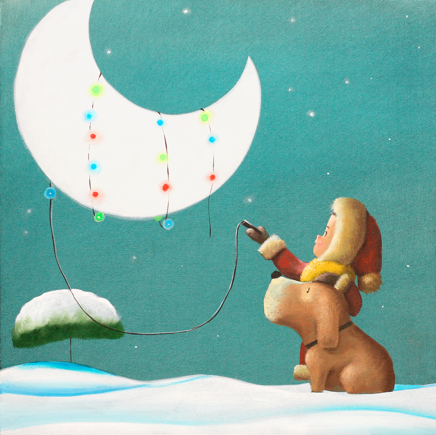 "Ogni dicembre ! " cm 30x30  Diego Santini