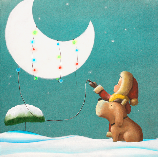 "Ogni dicembre ! " cm 30x30  Diego Santini