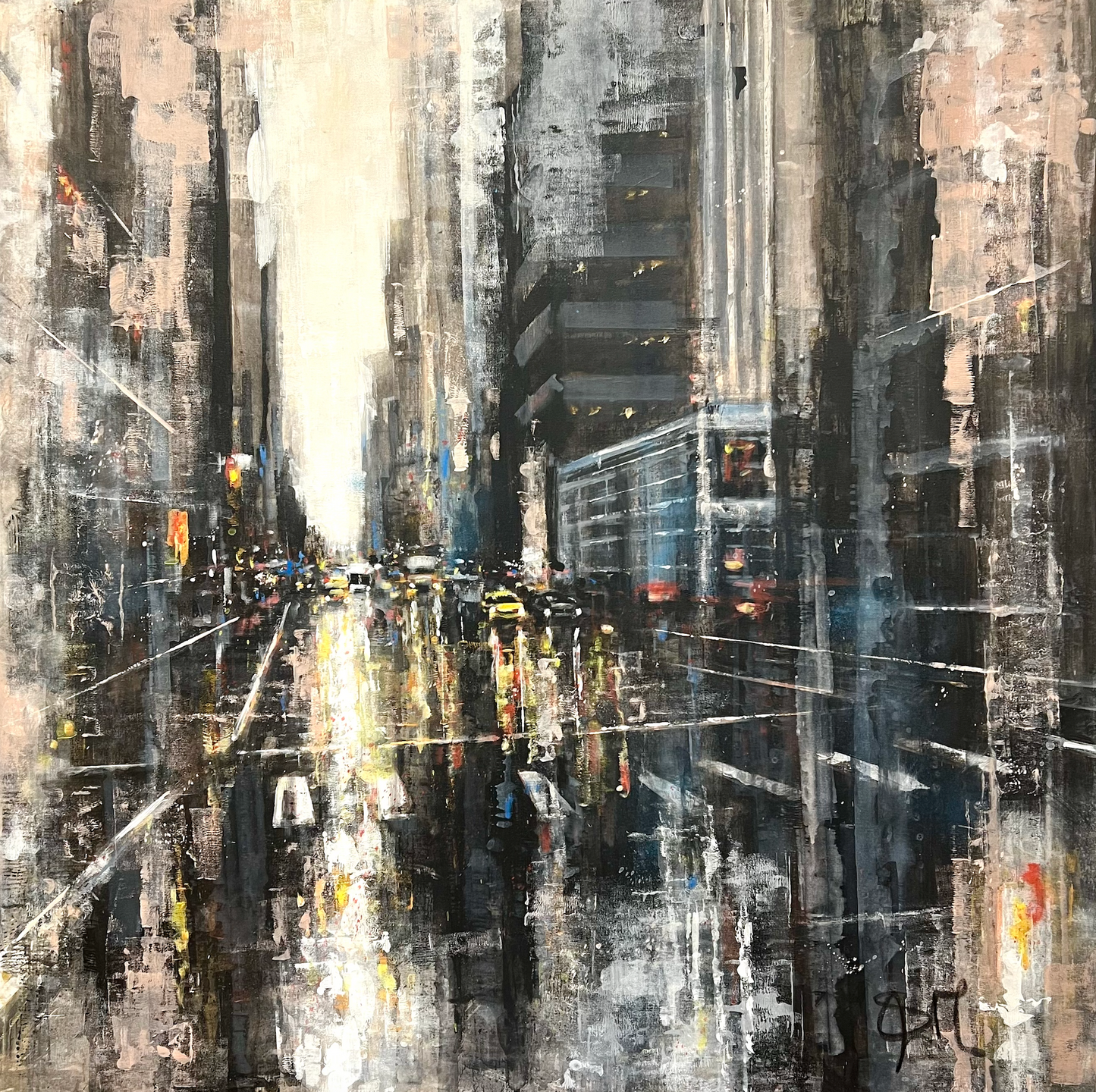 Pezzo Unico cm 80x80 | Mauro Spinelli Dipinto su Tela