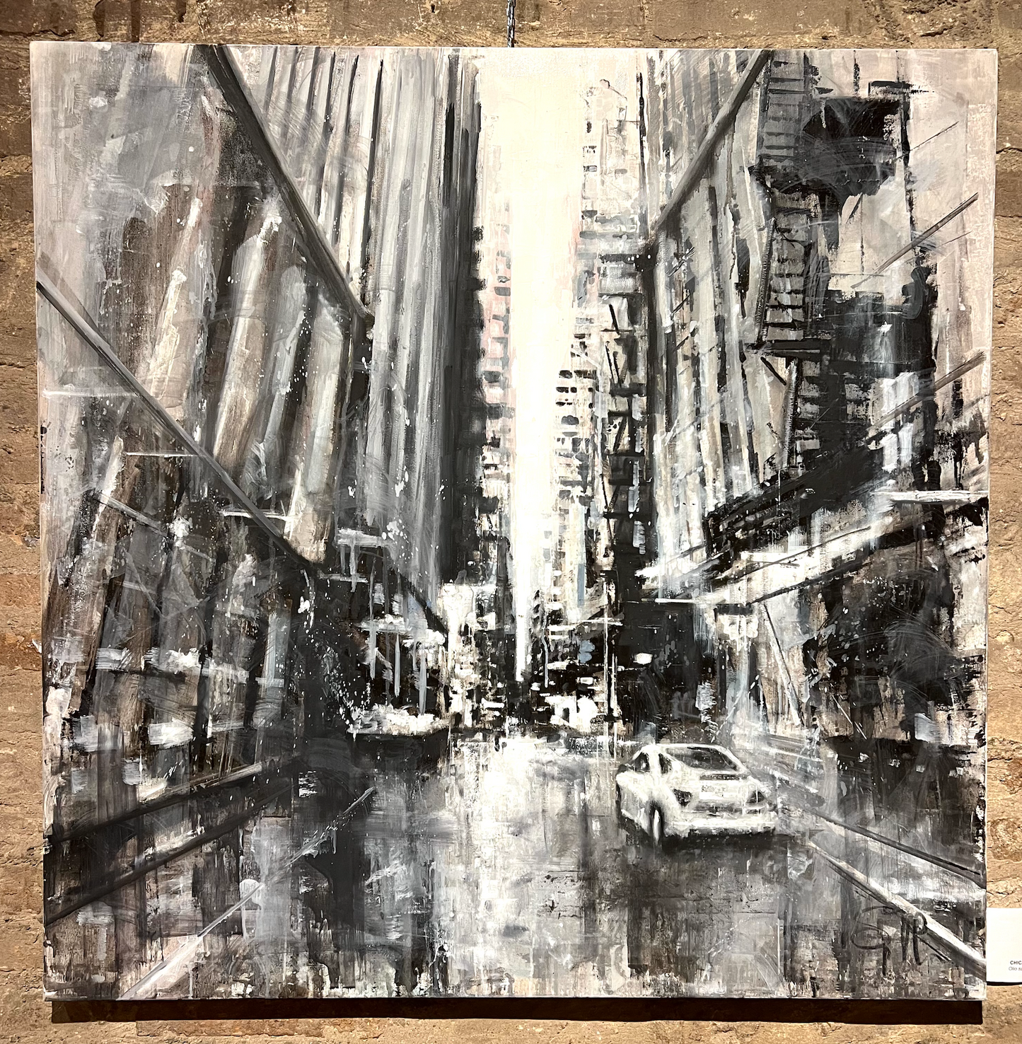 Pezzo Unico cm 100x100 | Mauro Spinelli Dipinto su Tela