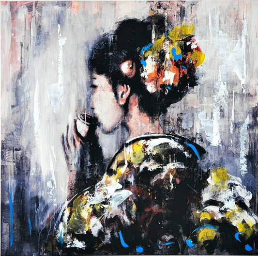" Kimono 4 ” 60x60 CM | Mauro Spinelli